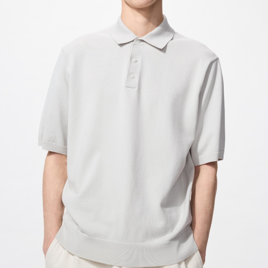 Uniqlo Washable Knit Polo Sweater (Short Sleeve)