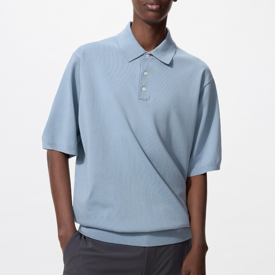 Uniqlo Washable Knit Polo Sweater (Short Sleeve)