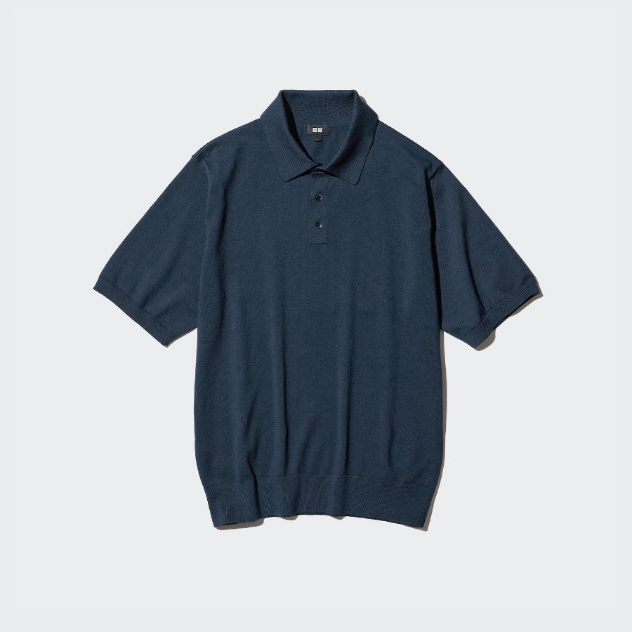 Uniqlo Washable Knit Polo Sweater (Short Sleeve)