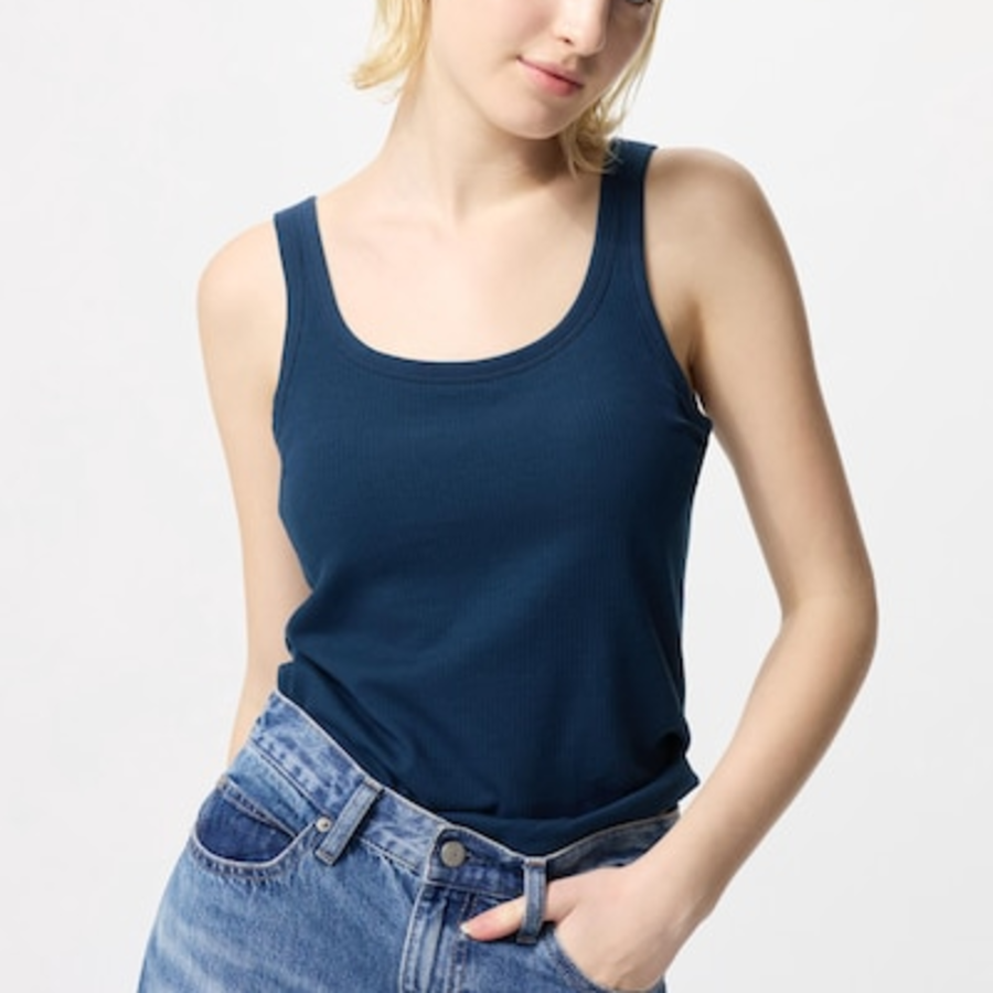 UNIQLO – топ AIRism Cotton Bra Tank Top