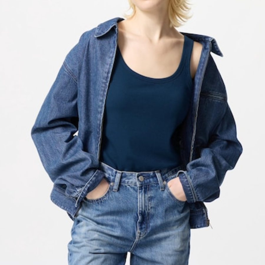 UNIQLO – топ AIRism Cotton Bra Tank Top