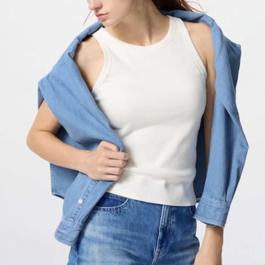 UNIQLO – топ Rib Bra Top