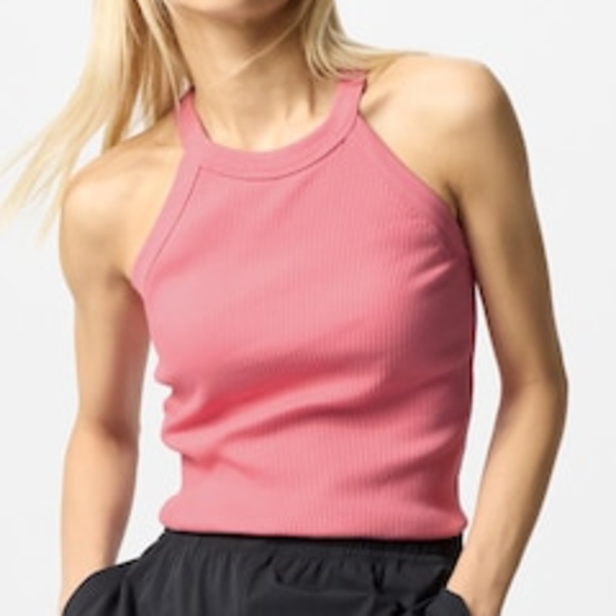 UNIQLO – топ с открытой спиной Rib Bra Top (Halter Neck)