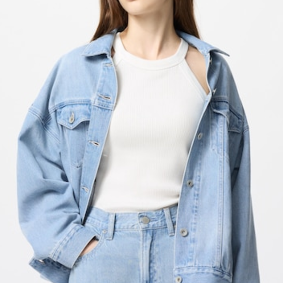 UNIQLO – топ с открытой спиной Rib Bra Top (Halter Neck)