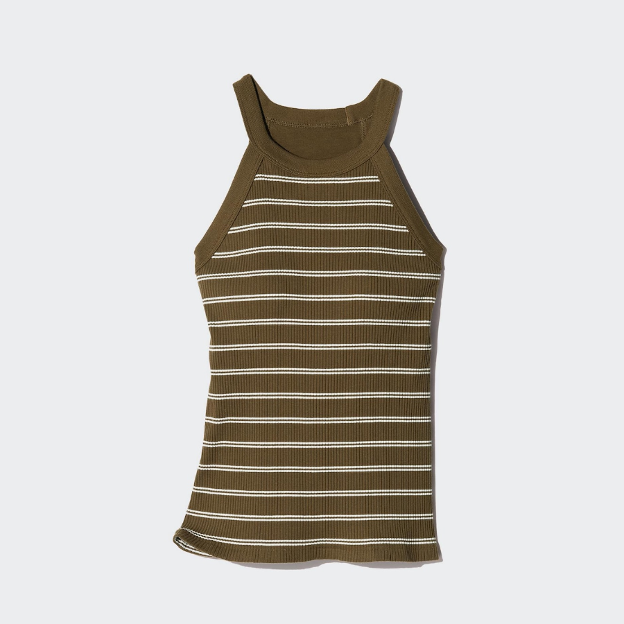 UNIQLO – топ Halter Neck Bra Tank Top (Stripe)