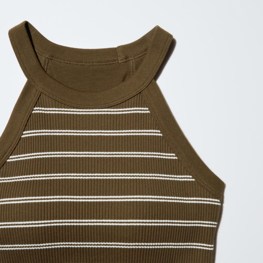 UNIQLO – топ Halter Neck Bra Tank Top (Stripe)
