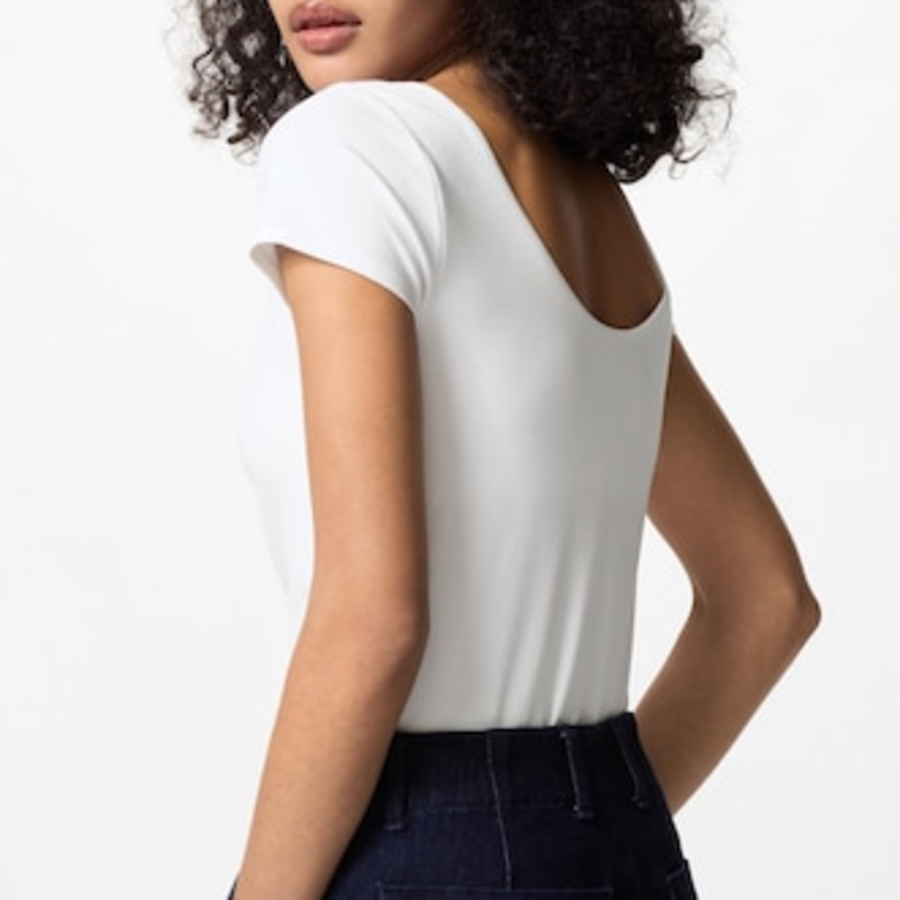 UNIQLO – топ AIRism Cotton Low Back Bra T-Shirt
