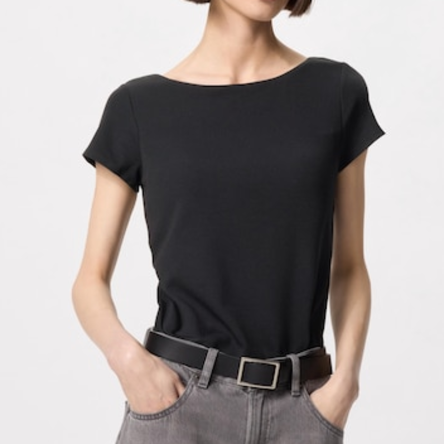 UNIQLO – топ AIRism Cotton Low Back Bra T-Shirt