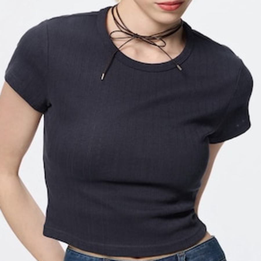 UNIQLO GU – футболка Ribbed T-Shirt