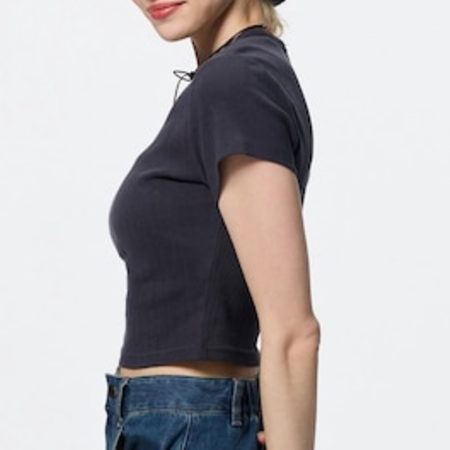 UNIQLO GU – футболка Ribbed T-Shirt
