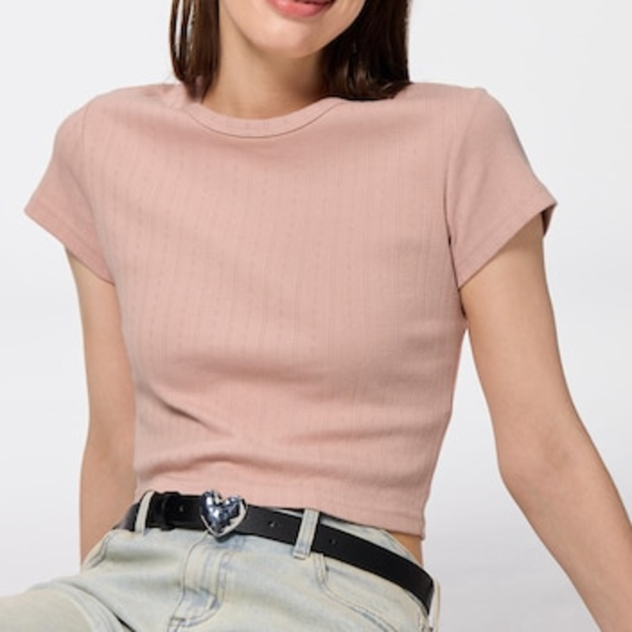 UNIQLO GU – футболка Ribbed T-Shirt