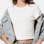 UNIQLO GU – футболка Ribbed T-Shirt