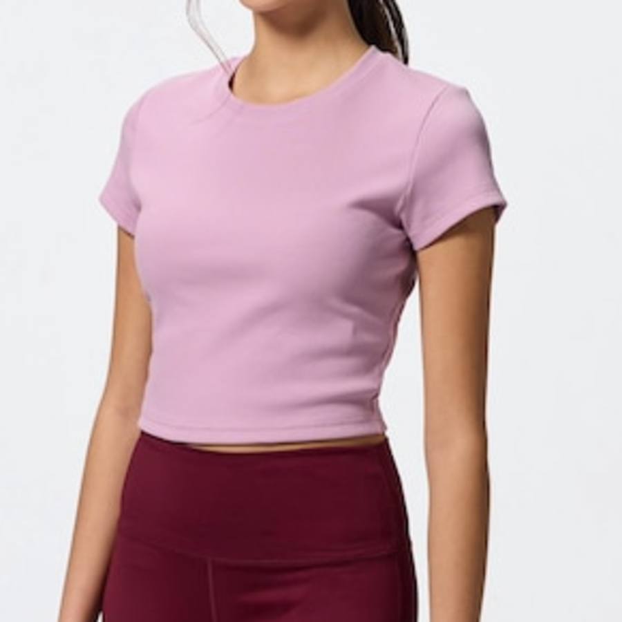 UNIQLO GU – топ Ribbed Crop T-Shirt