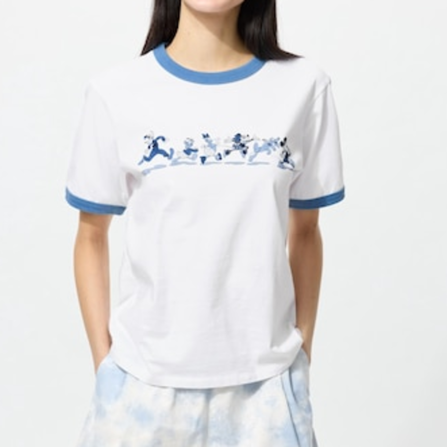 UNIQLO – футболка Disney in Blue UT (графическая футболка, короткий рукав)
