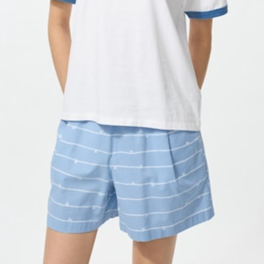 UNIQLO – шорты Disney in Blue Easy Shorts (с полосками)