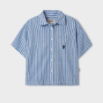 WHO.A.U – рубашка Steve Seersucker Crop Shirts (Set-up)