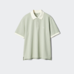 UNIQLO Dry Pique Narrow Stripe Polo Shirt