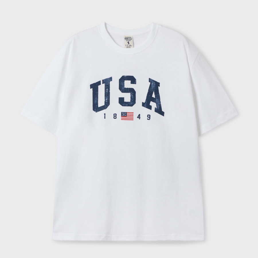 WHO.A.U – футболка USA Printing T-shirt