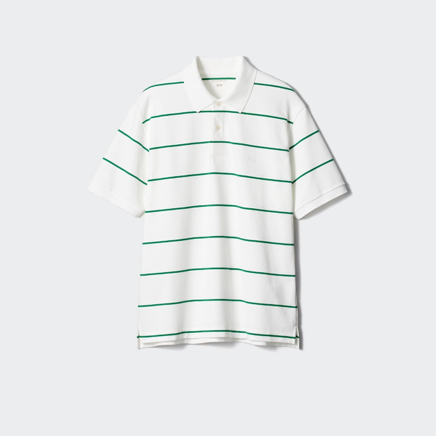 UNIQLO Dry Pique Regular Stripe Polo Shirt