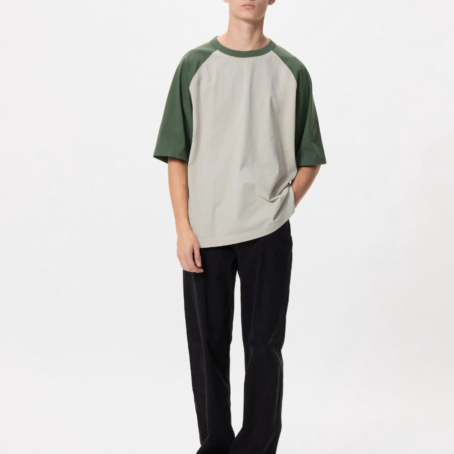 UNIQLO Oversized Bicolor Raglan T-Shirt