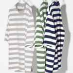 UNIQLO Oversized Stripe T-Shirt (Short Sleeve, Wide Fit)