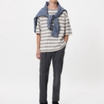 UNIQLO Oversized Stripe T-Shirt (Short Sleeve, Wide Fit)