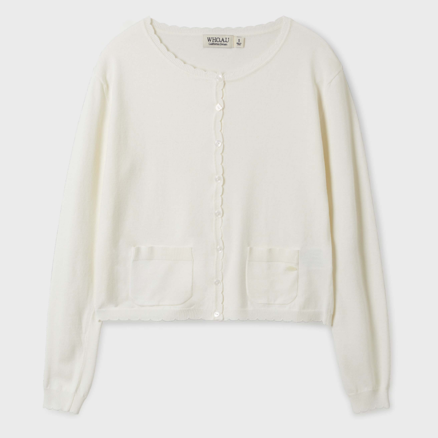 WHO.A.U – кардиган Plain Pocket Cardigan (F)