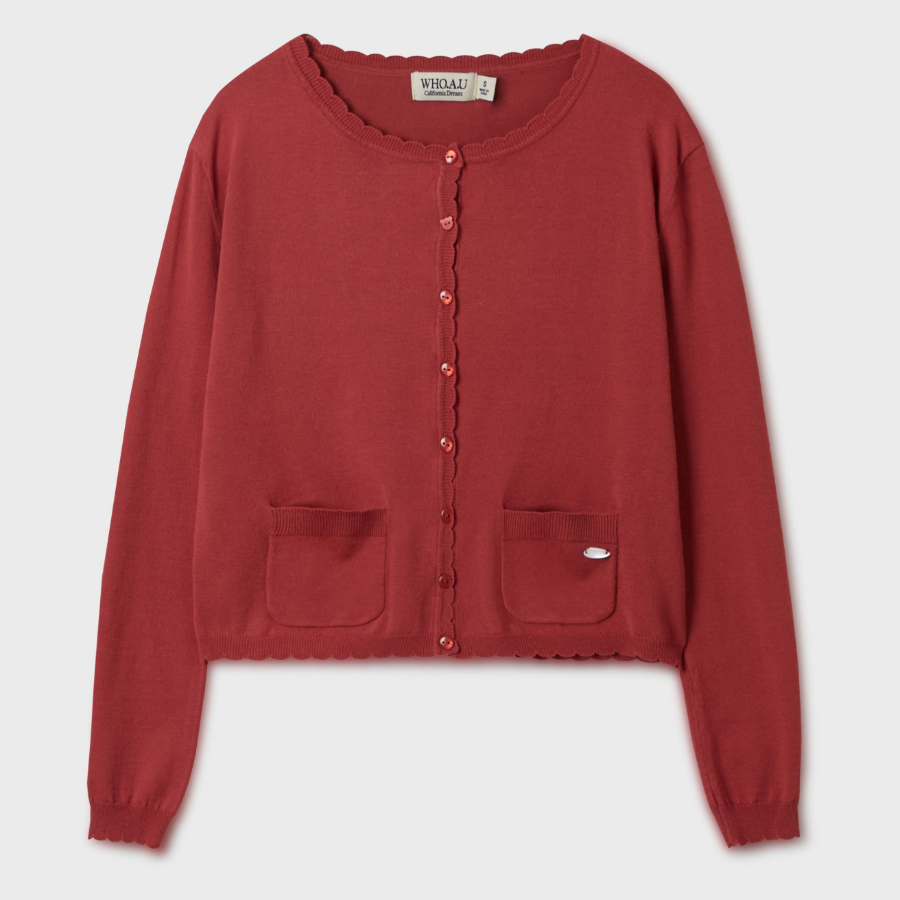 WHO.A.U – кардиган Plain Pocket Cardigan (F)
