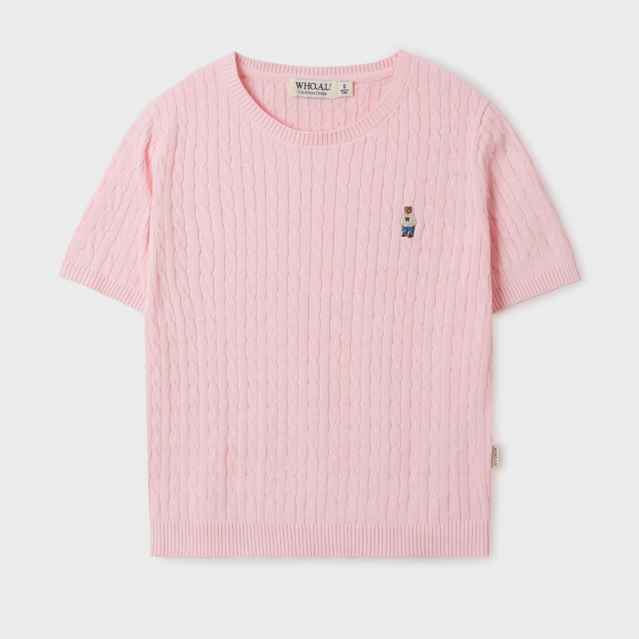 WHO.A.U – свитер Steve Summer Short Sleeve Sweater
