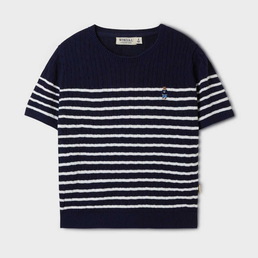 WHO.A.U – свитер Steve Summer Short Sleeve Sweater