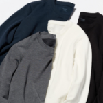 UNIQLO HEATTECH Cotton Crew Neck T-Shirt (Extra Warm, 3/4 Sleeve)