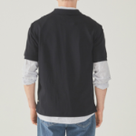 WHO.A.U Steve Collar T-Shirt