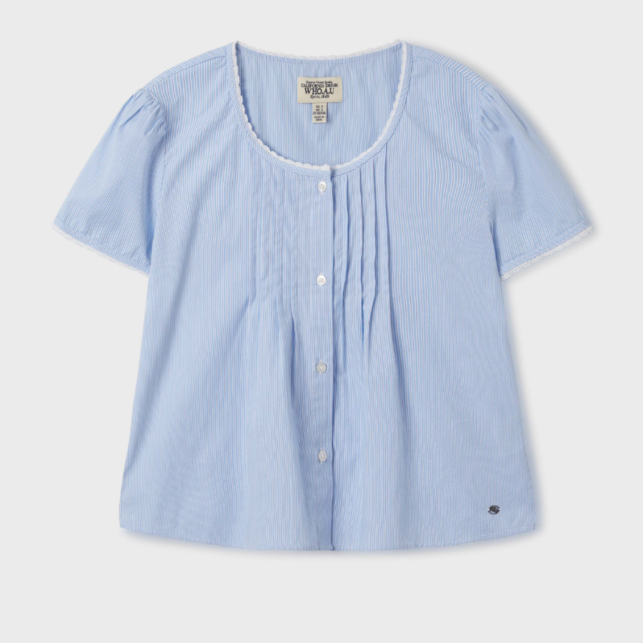 WHO.A.U – рубашка Shirts Pattern Blouse