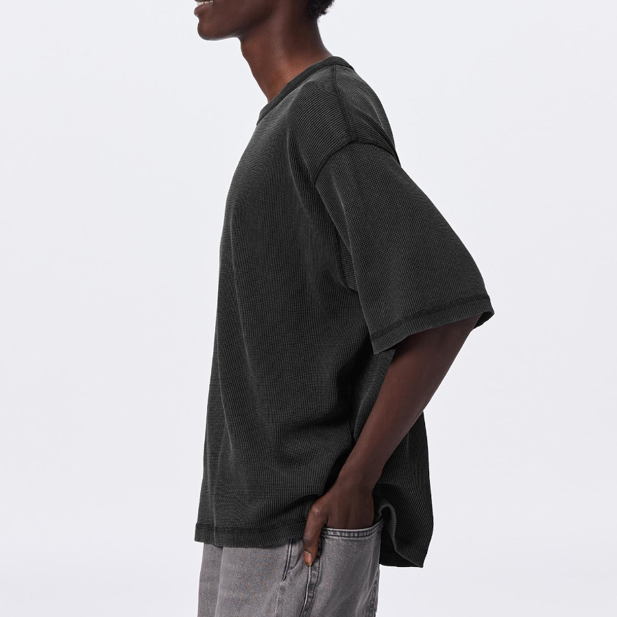 GU Wash Waffle Boxy T-Shirt