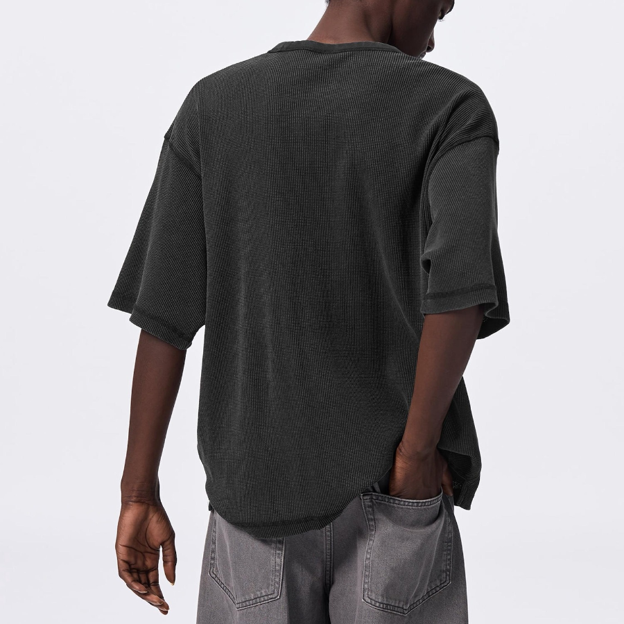 GU Wash Waffle Boxy T-Shirt