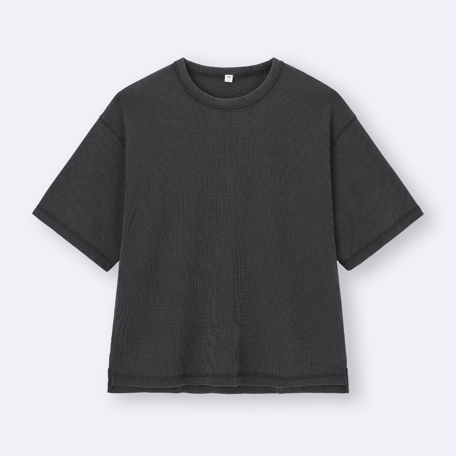 GU Wash Waffle Boxy T-Shirt