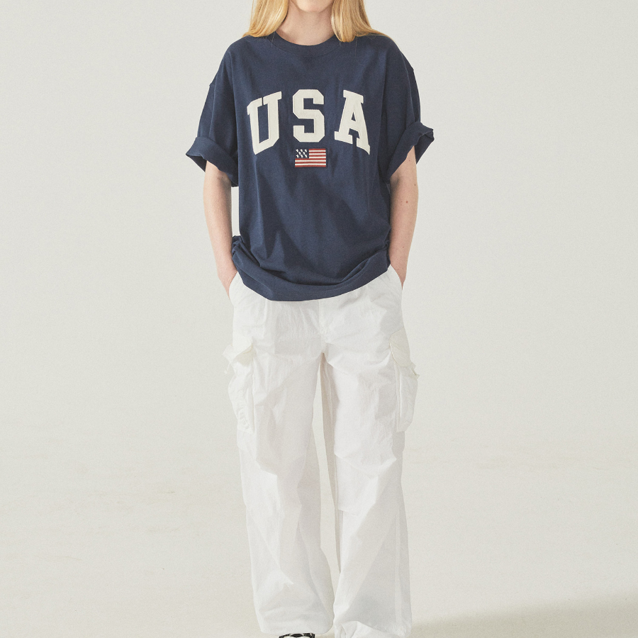 WHO.A.U – футболка USA Patch T-shirt