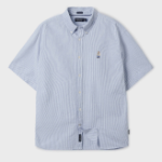 WHO.A.U Steve Seersucker Short Sleeve Shirts