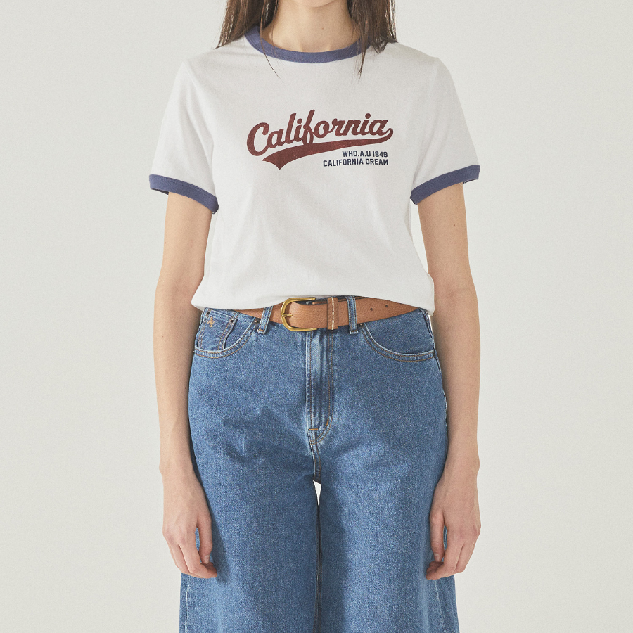 WHO.A.U – футболка Campus Ringer T-shirt