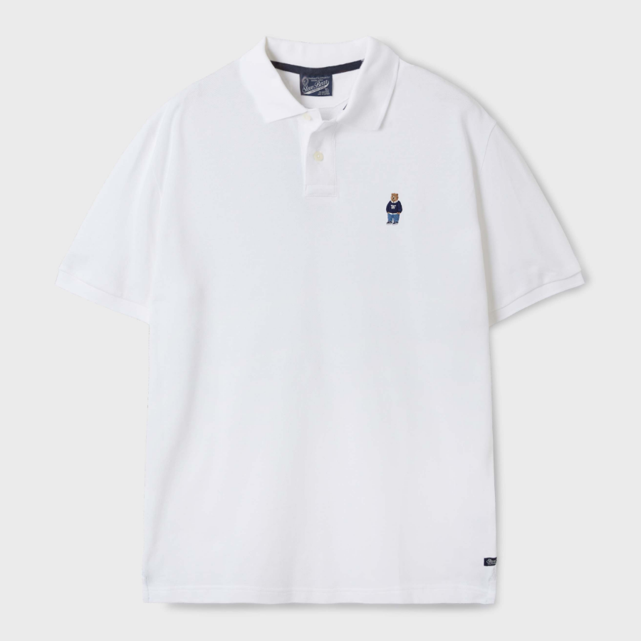 WHO.A.U – футболка Steve PQ Collar T-Shirt