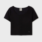 WHO.A.U – кардиган Ribbed U-neck Cardigan