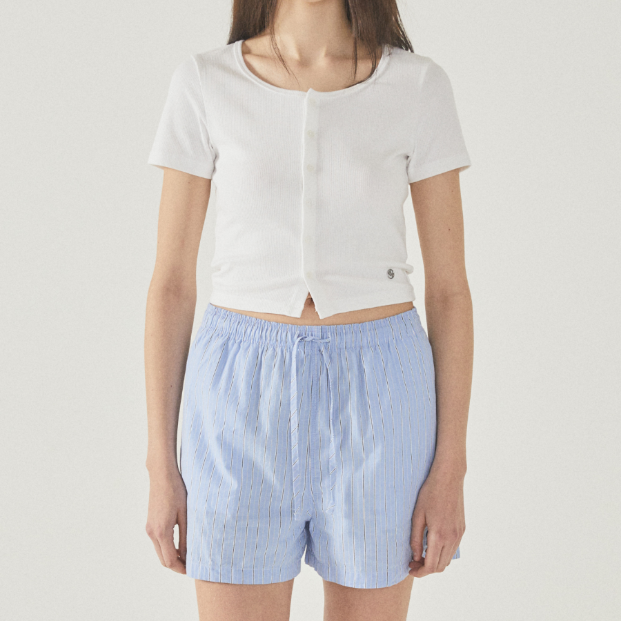 WHO.A.U – кардиган Ribbed U-neck Cardigan