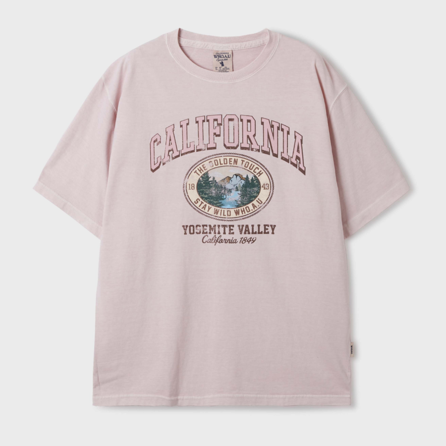 WHO.A.U California Dyed Graphic T-shirt
