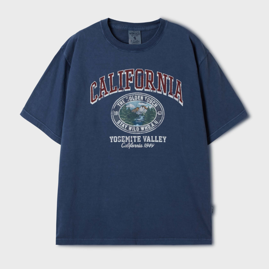 WHO.A.U California Dyed Graphic T-shirt