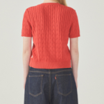 WHO.A.U – кардиган Steve Round Neck Short Sleeve Cardigan