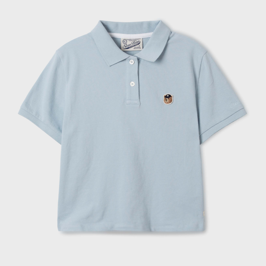 WHO.A.U- футболка Steve Crop Collar T-Shirt