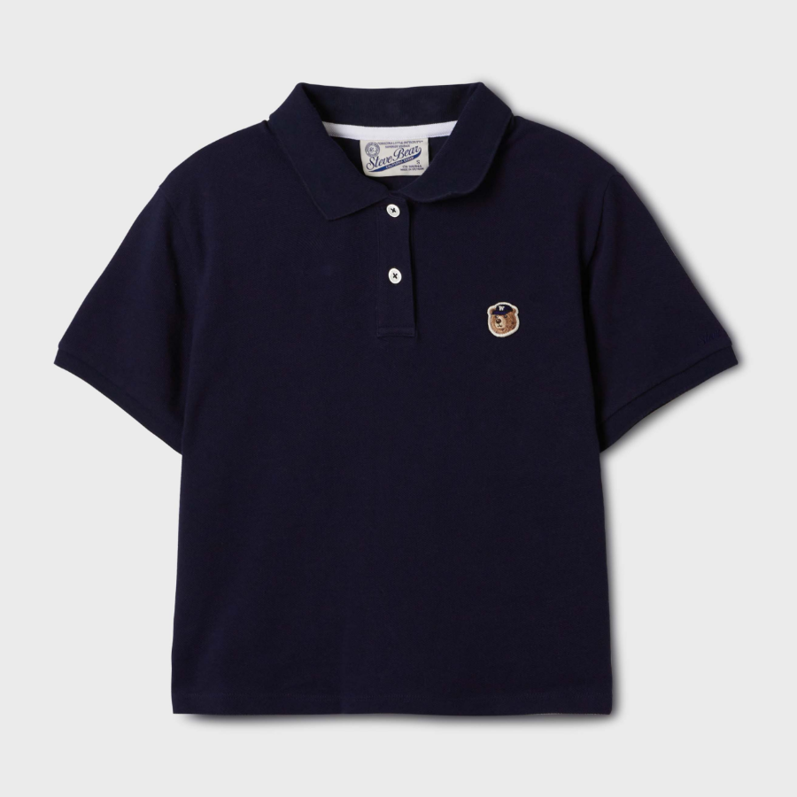 WHO.A.U- футболка Steve Crop Collar T-Shirt