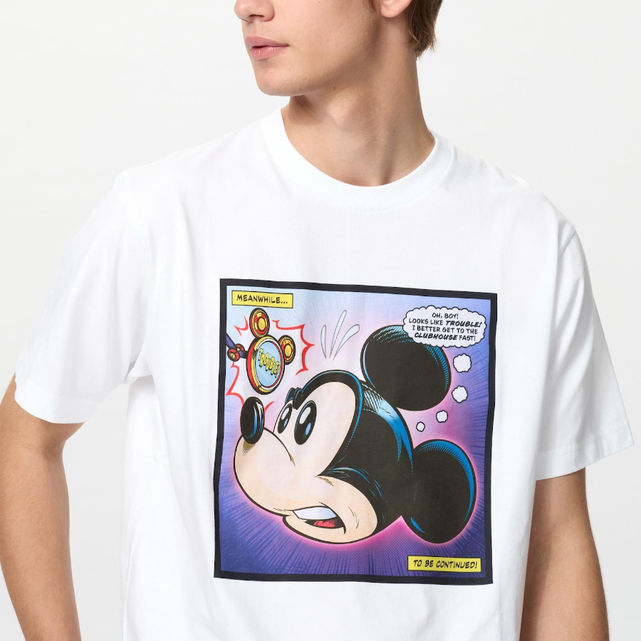 UNIQLO Mickey Face UT (Graphic T-Shirt Short Sleeve) D