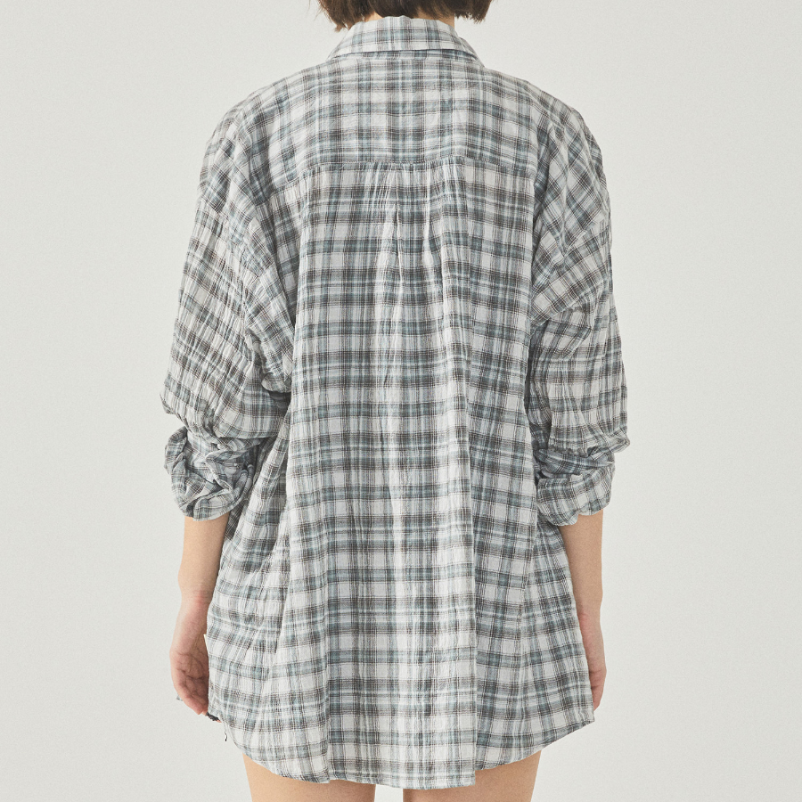 WHO.A.U — рубашка Steve Flannel Check Shirts