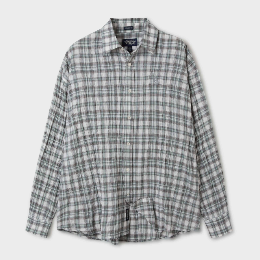 WHO.A.U — рубашка Steve Flannel Check Shirts